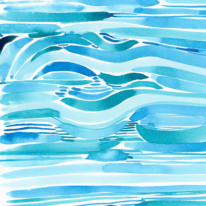 "Salt Swept Currents" — Ocean-Inspired Fine Art Print