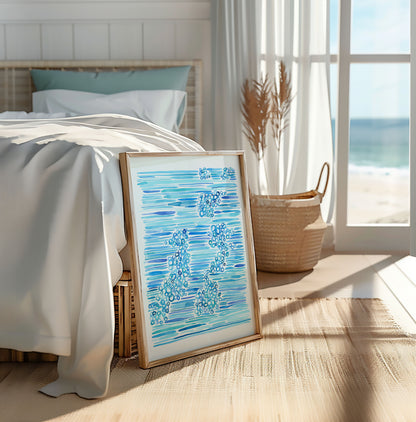 "Salt Water Blooms" — Ocean-Inspired Fine Art Print