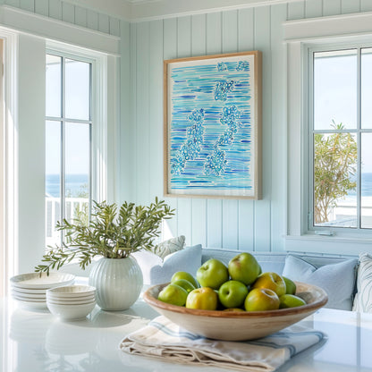 "Salt Water Blooms" — Ocean-Inspired Fine Art Print