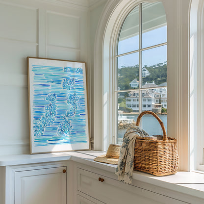 "Salt Water Blooms" — Ocean-Inspired Fine Art Print