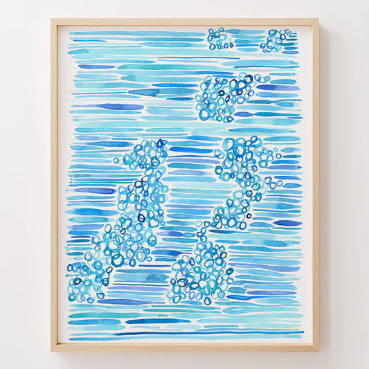 "Salt Water Blooms" — Ocean-Inspired Fine Art Print