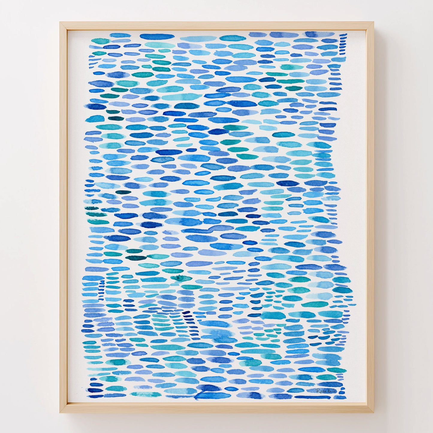 "Sea Glass Scatter" — Ocean-Inspired Fine Art Print