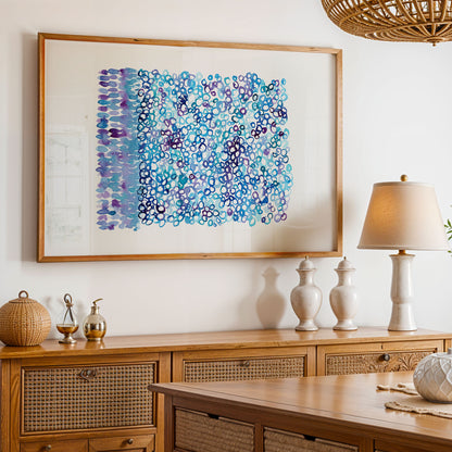 "Seafoam Shimmer" — Ocean-Inspired Fine Art Print