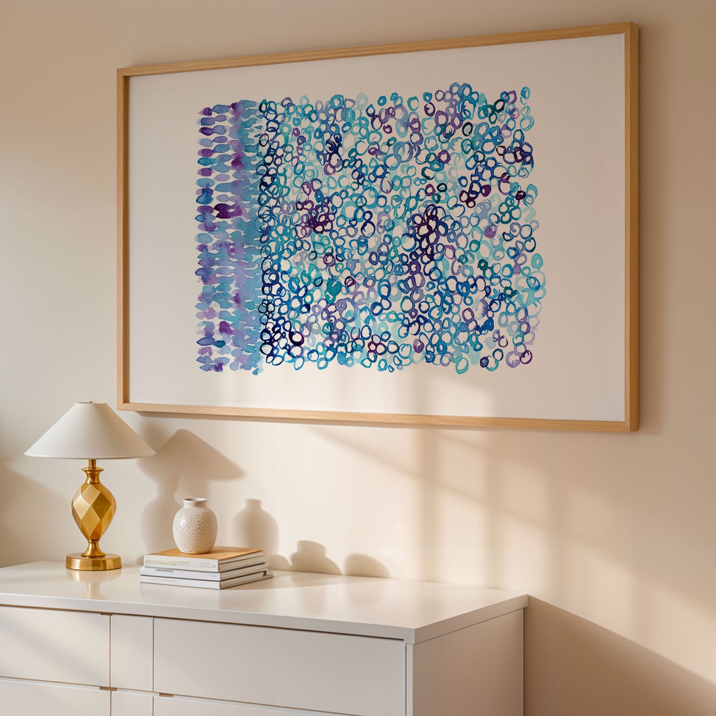 "Seafoam Shimmer" — Ocean-Inspired Fine Art Print