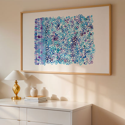 "Seafoam Shimmer" — Ocean-Inspired Fine Art Print