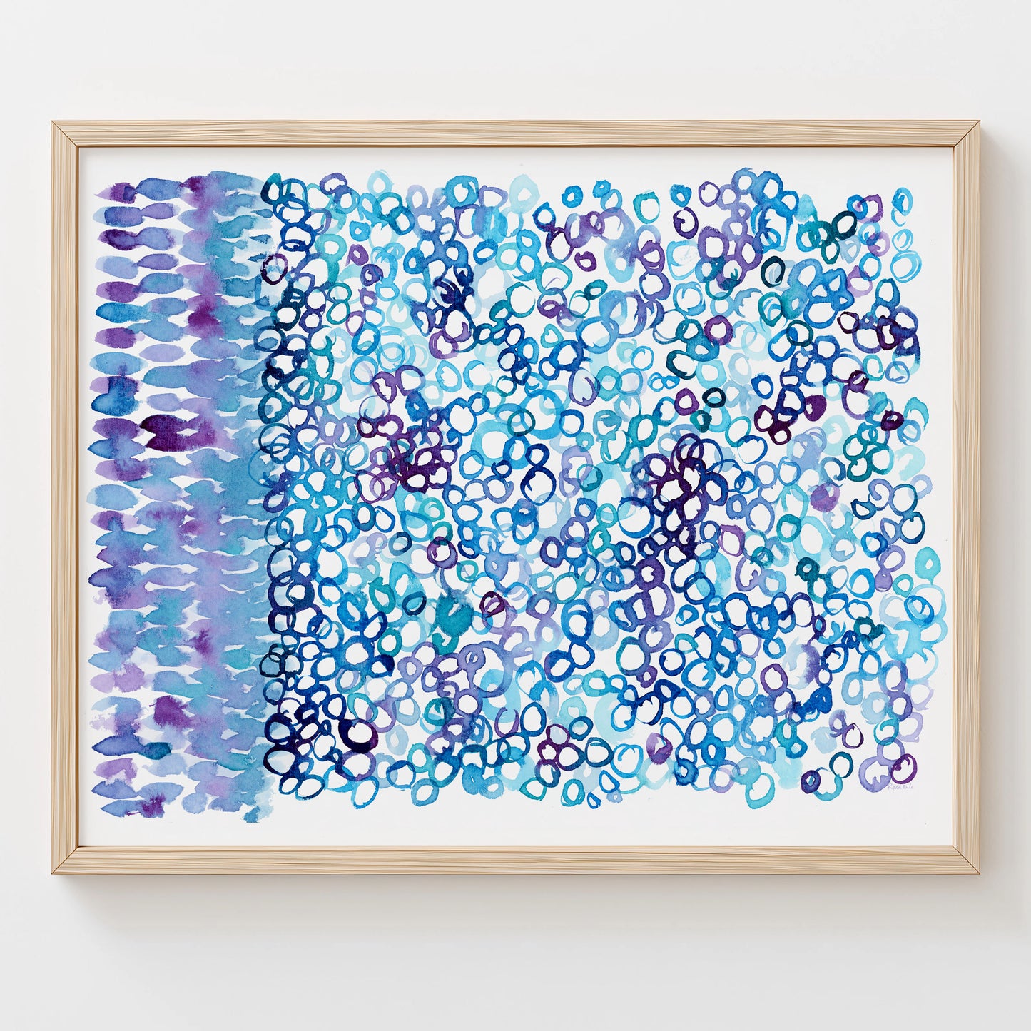 "Seafoam Shimmer" — Ocean-Inspired Fine Art Print