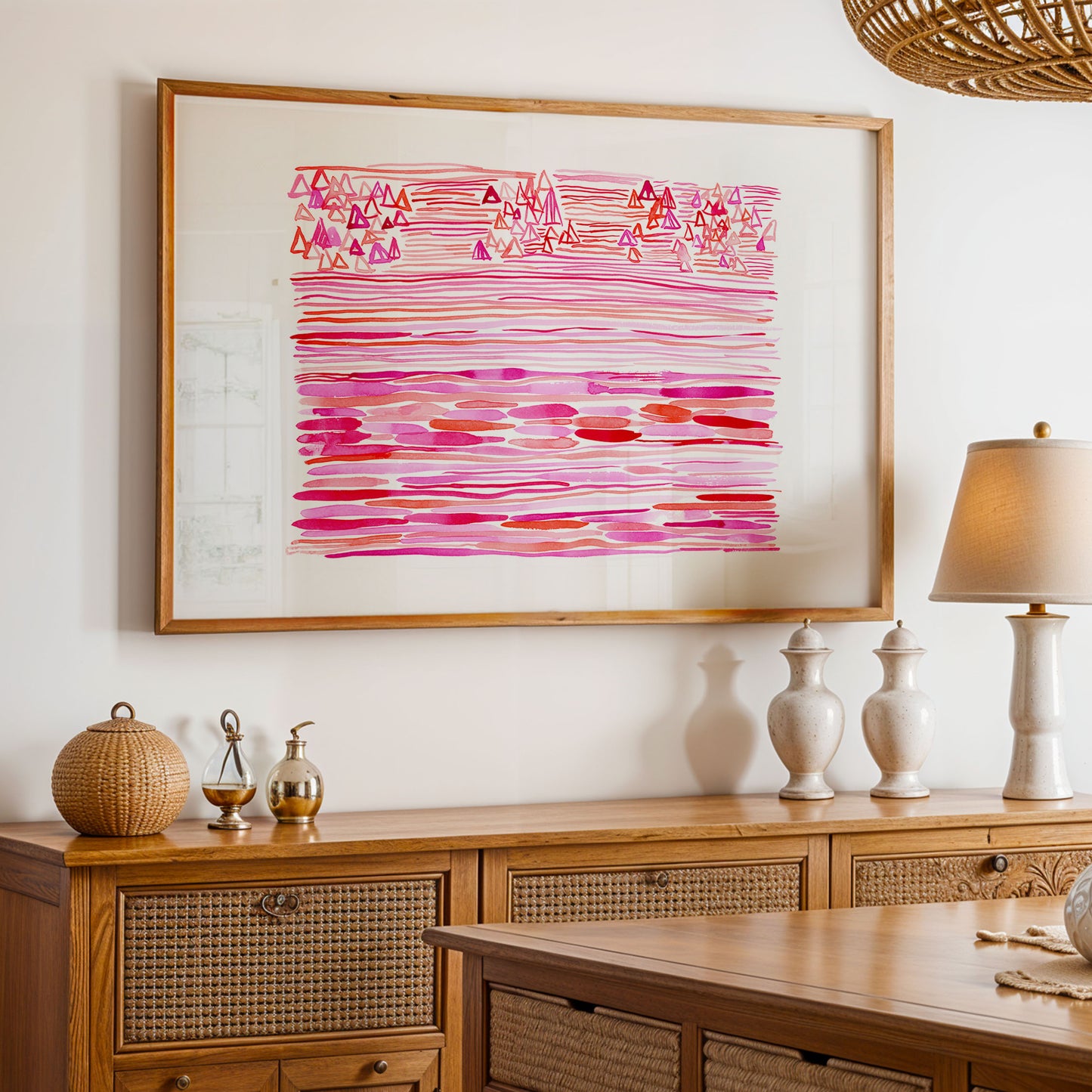 "Sun Sparkled Coral Reef" — Ocean-Inspired Fine Art Print
