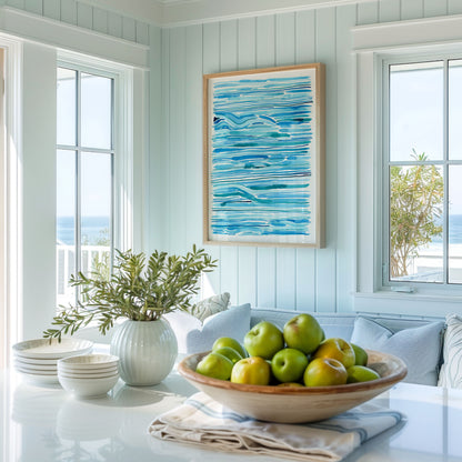 "Tidal Drift" — Ocean-Inspired Fine Art Print