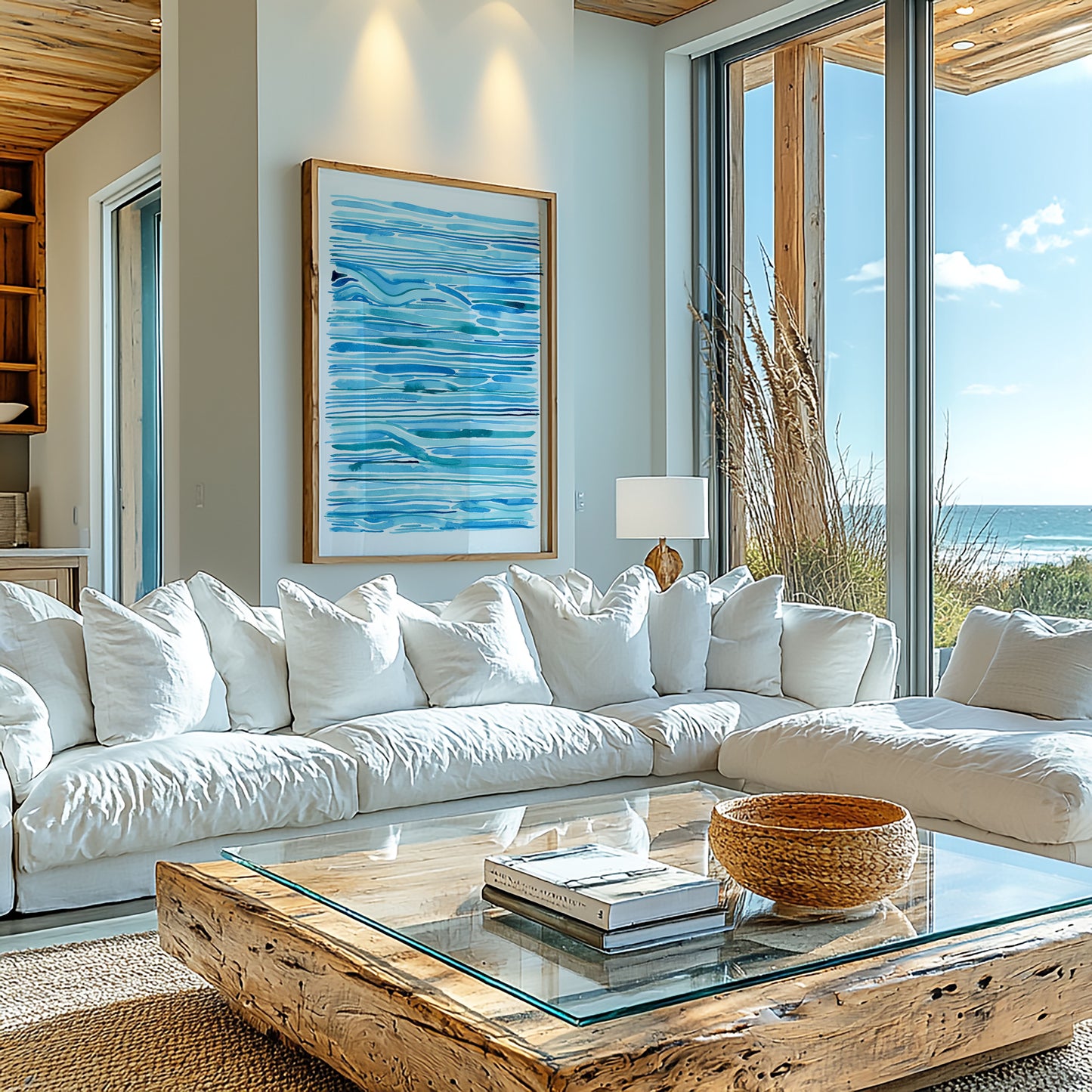 "Tidal Drift" — Ocean-Inspired Fine Art Print