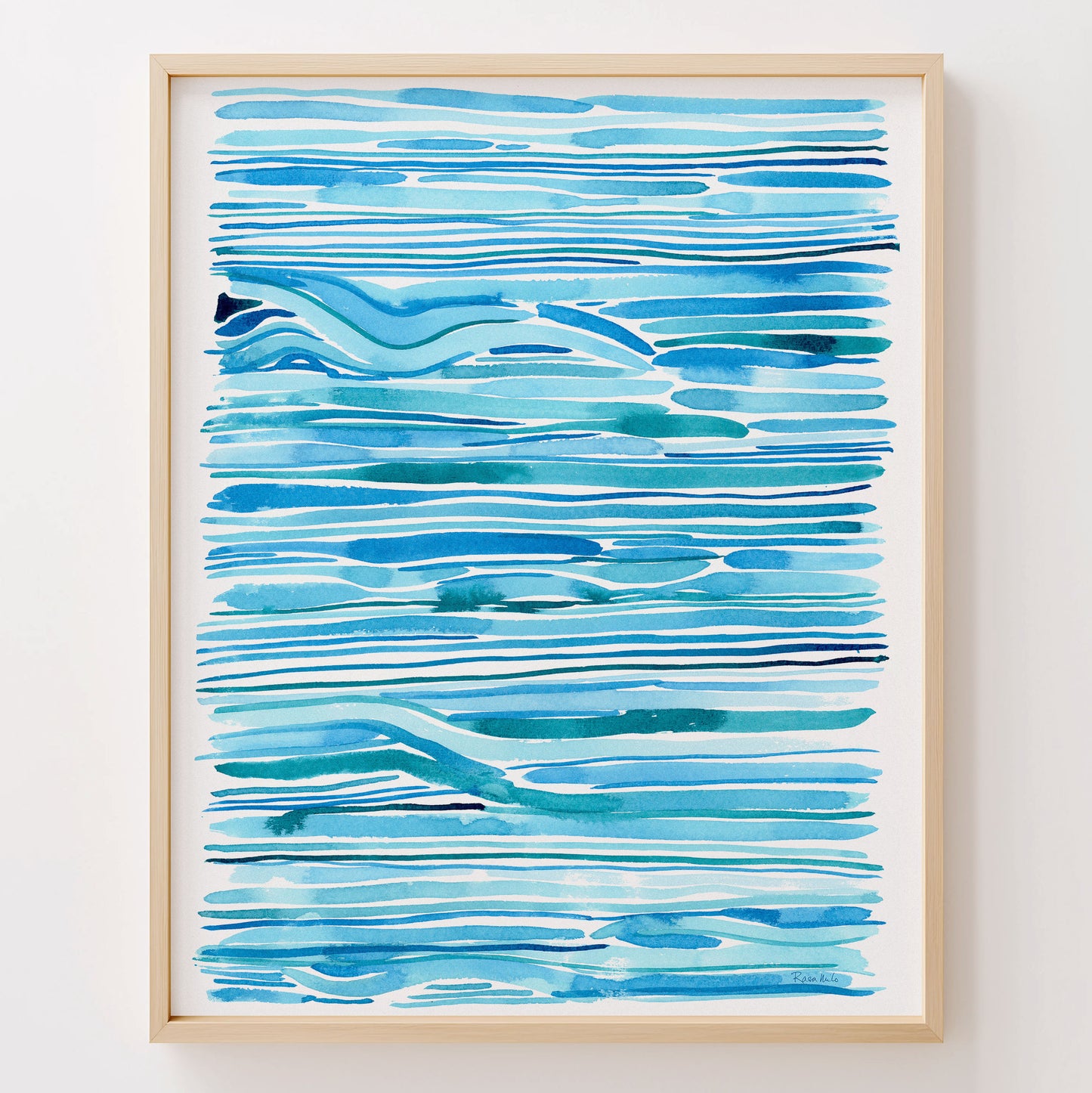 "Tidal Drift" — Ocean-Inspired Fine Art Print