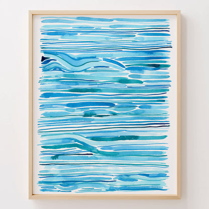 "Tidal Drift" — Ocean-Inspired Fine Art Print
