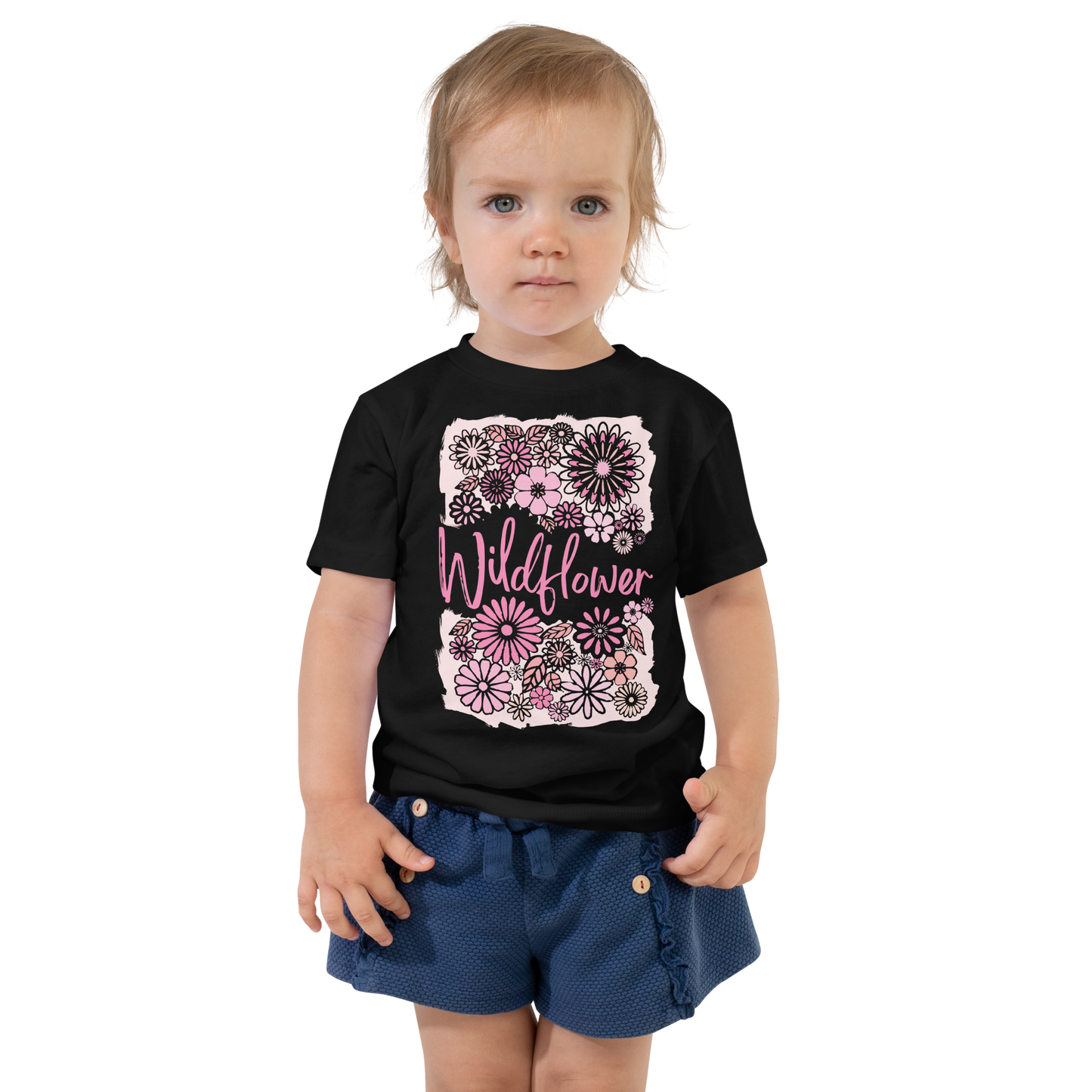 Wildflower toddler bella + canvas t-shirt