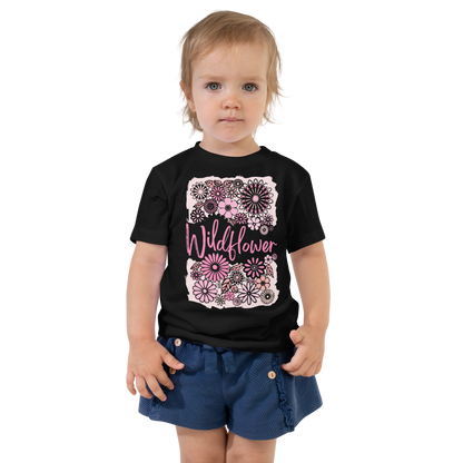 Wildflower toddler bella + canvas t-shirt