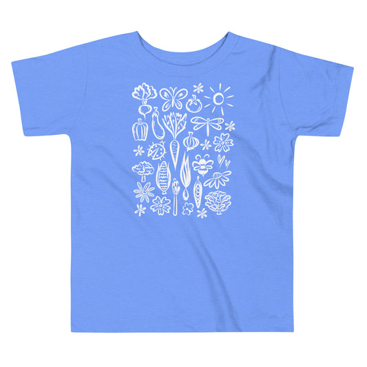 Seeds of Possibility White Artwork toddler bella + canvas t-shirt