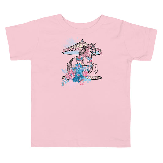 Carousel toddler bella + canvas t-shirt