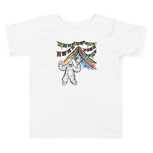 Dancing Yeti toddler bella + canvas t-shirt