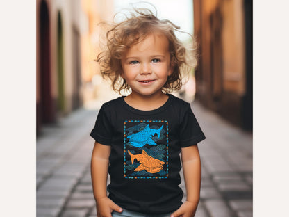 Whale Shark toddler bella + canvas t-shirt