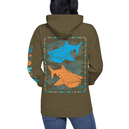 Whale Shark cotton heritage unisex hoodie