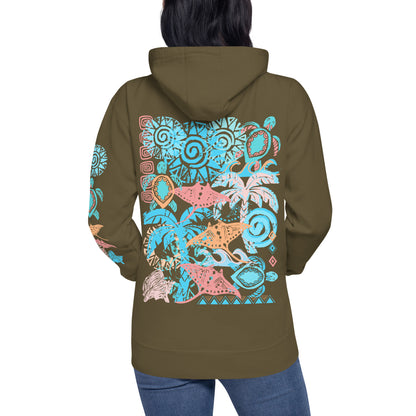 Ocean Love cotton heritage unisex hoodie