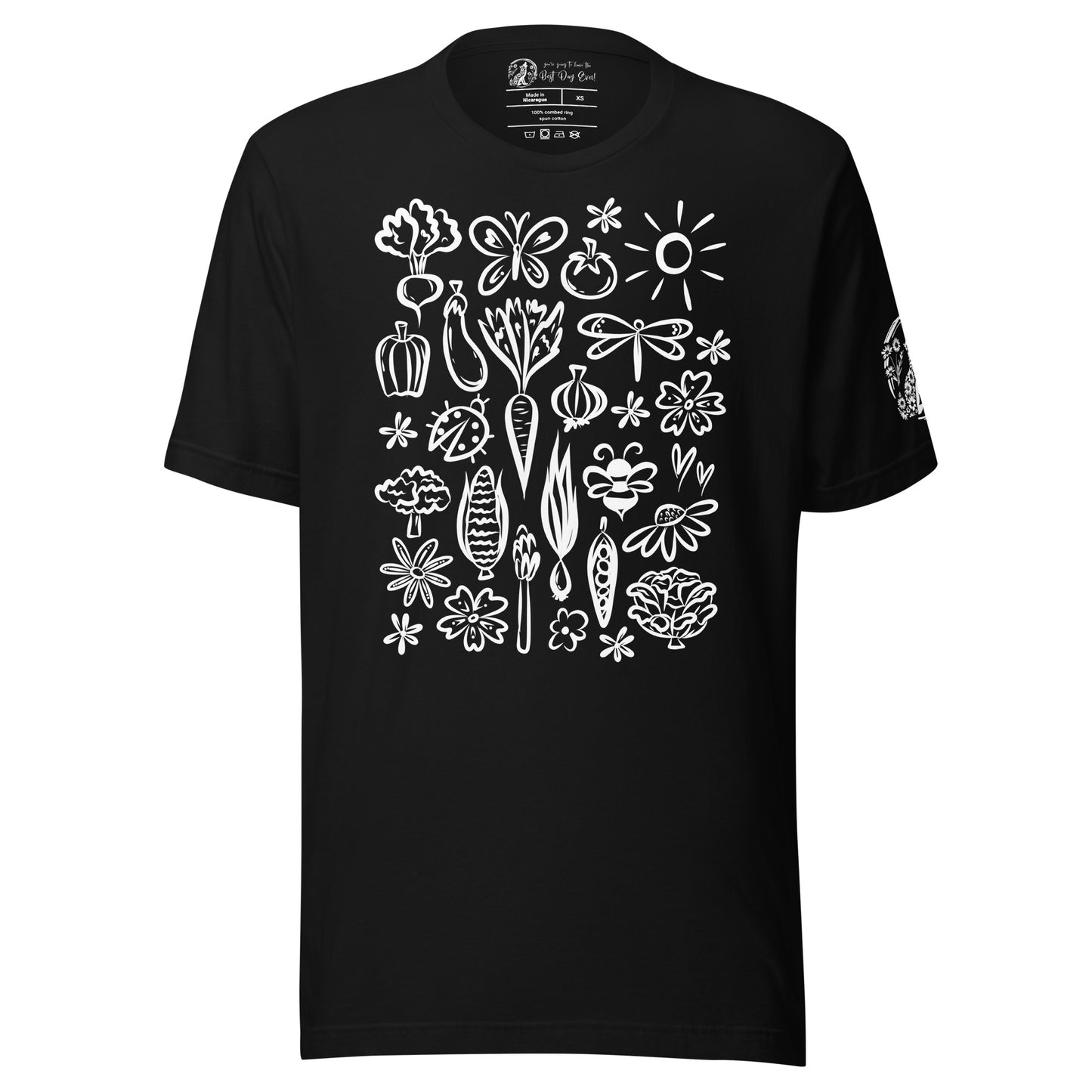 Seeds of Possibility White Artwork unisex bella + canvas t-shirt