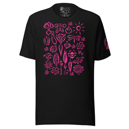 Seeds of Possibility Pink Artwork unisex bella + canvas t-shirt