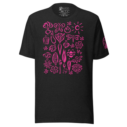 Seeds of Possibility Pink Artwork unisex bella + canvas t-shirt