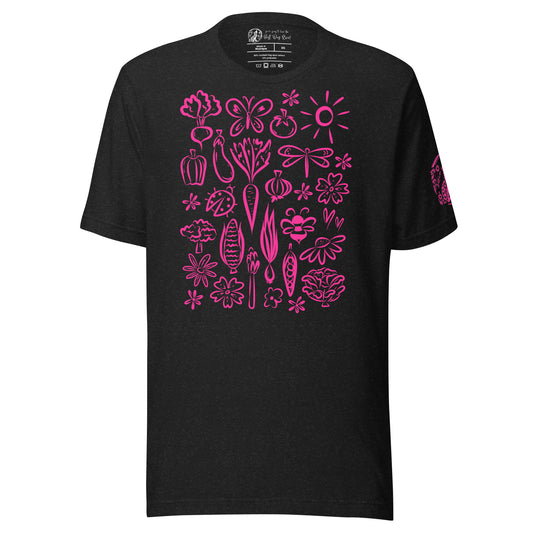 Seeds of Possibility Pink Artwork unisex bella + canvas t-shirt