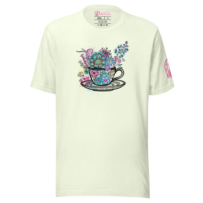Spinning Tea Cup unisex bella + canvas t-shirt