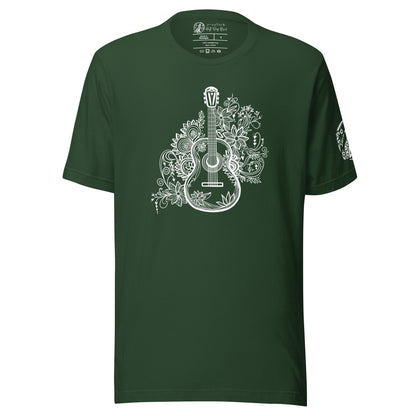 Guitar unisex bella + canvas t-shirt
