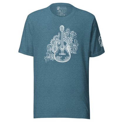 Guitar unisex bella + canvas t-shirt