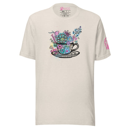 Spinning Tea Cup unisex bella + canvas t-shirt