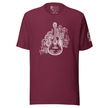 Guitar unisex bella + canvas t-shirt