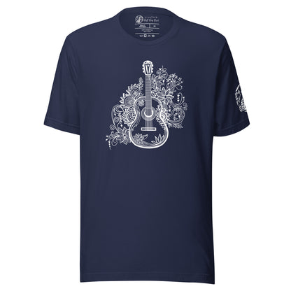 Guitar unisex bella + canvas t-shirt