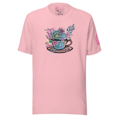 Spinning Tea Cup unisex bella + canvas t-shirt