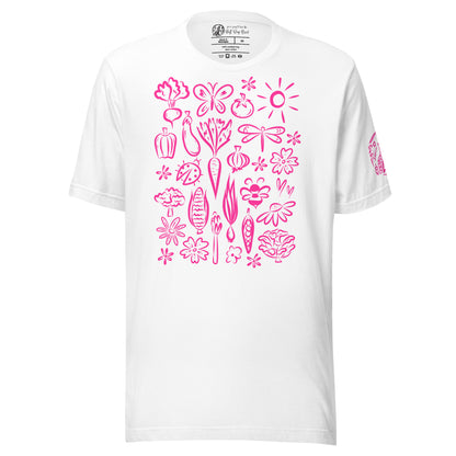 Seeds of Possibility Pink Artwork unisex bella + canvas t-shirt