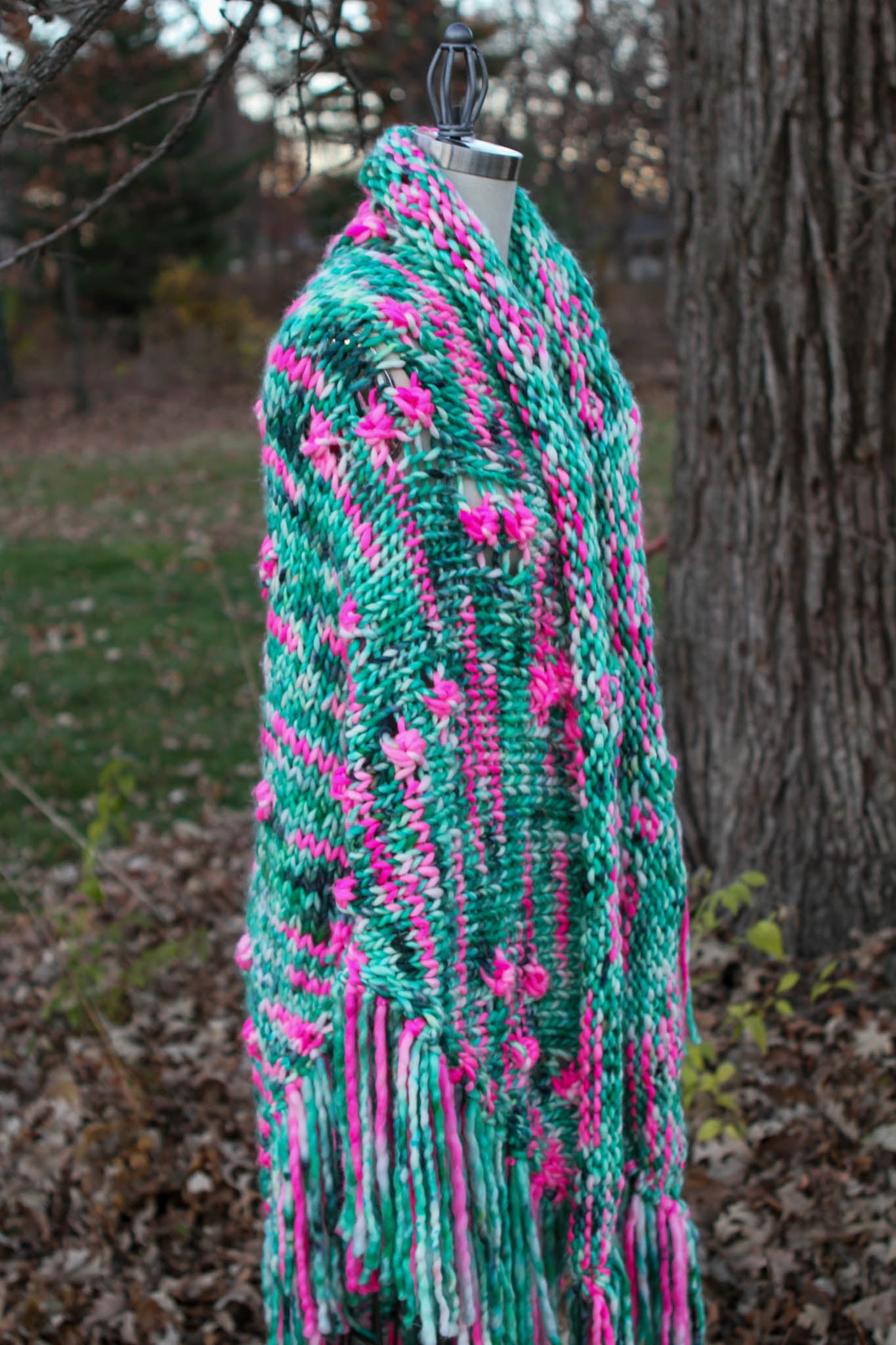 "Unlimited" Wicked Fashion Shawl/Lap Blanket Green