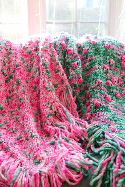 "For Good" Wicked Fashion Shawl/Lap Blanket Pink