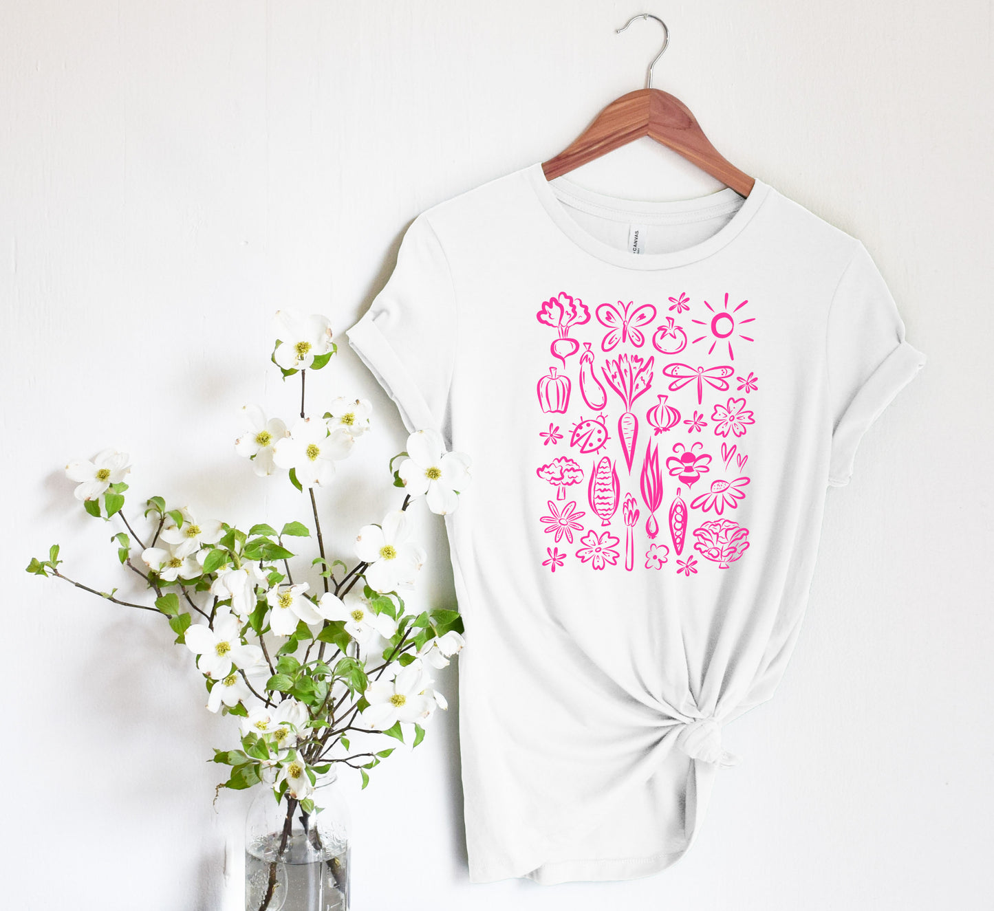 Seeds of Possibility Pink Artwork unisex bella + canvas t-shirt