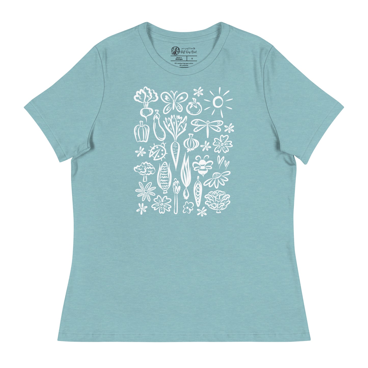 Seeds of Possibility White Artwork women's bella + canvas t-shirt