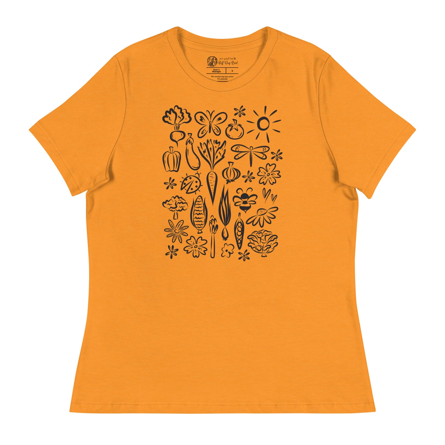 Seeds of Possibility Black Artwork women's bella + canvas t-shirt