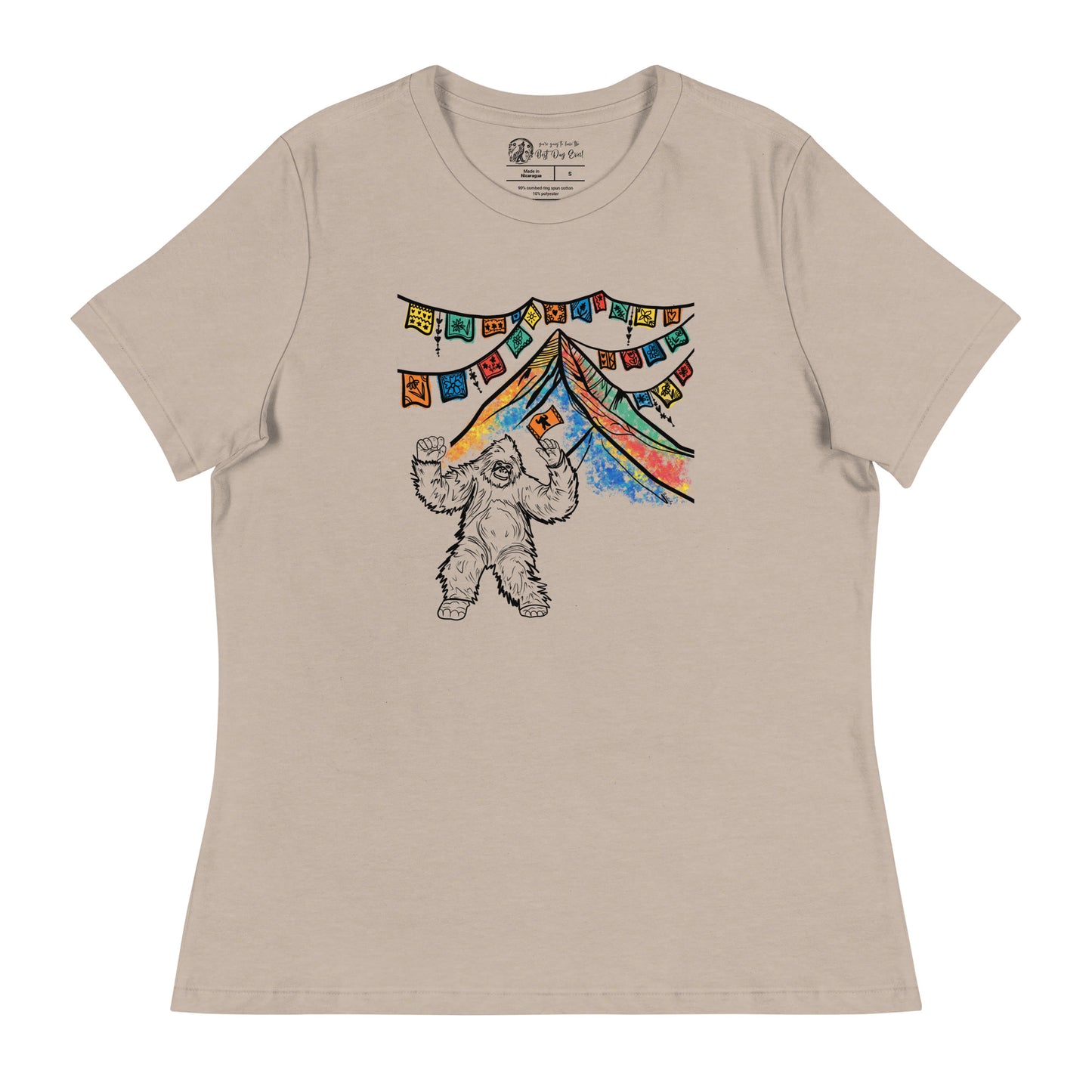 Dancing Yeti women's bella + canvas t-shirt