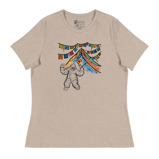 Dancing Yeti women's bella + canvas t-shirt