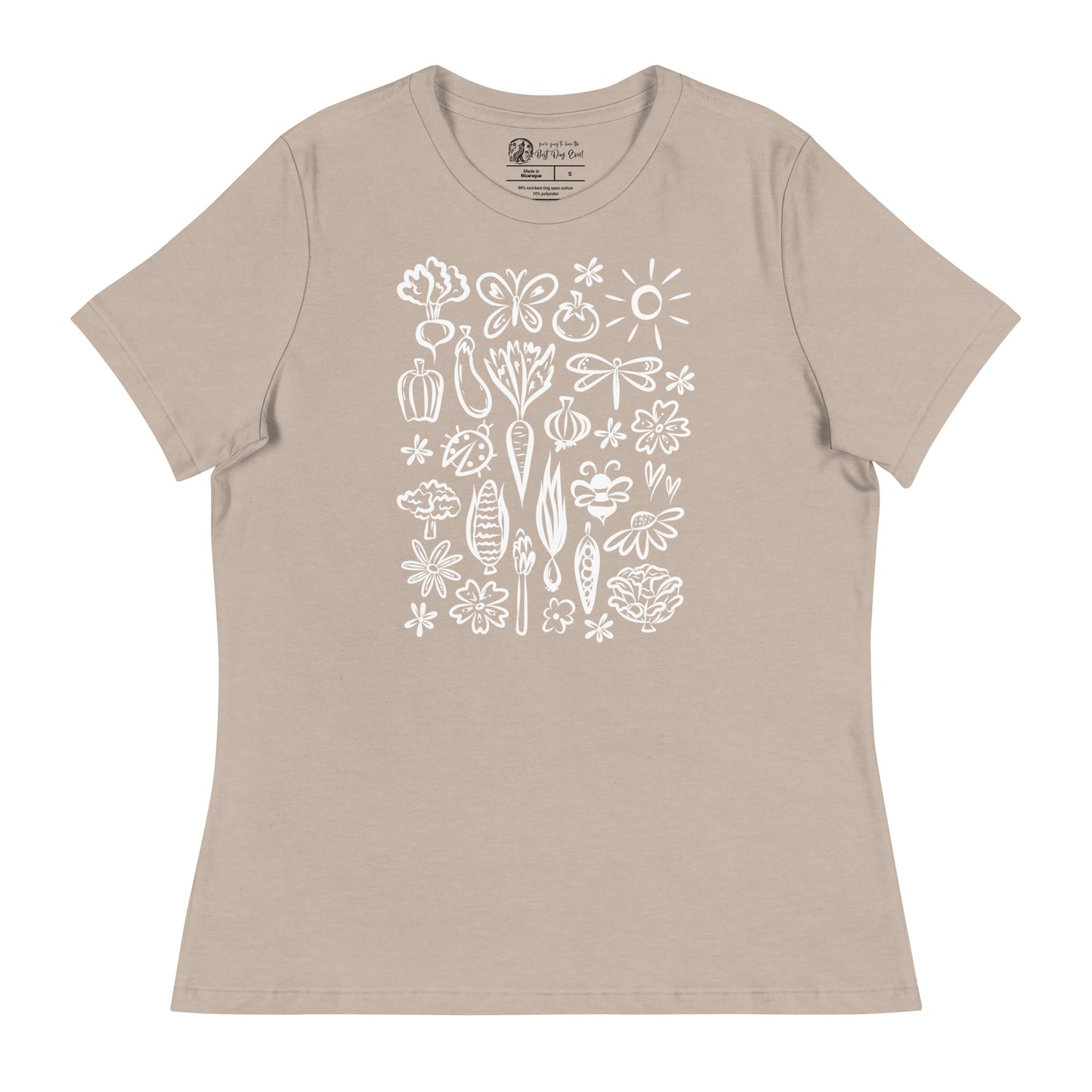 Seeds of Possibility White Artwork women's bella + canvas t-shirt