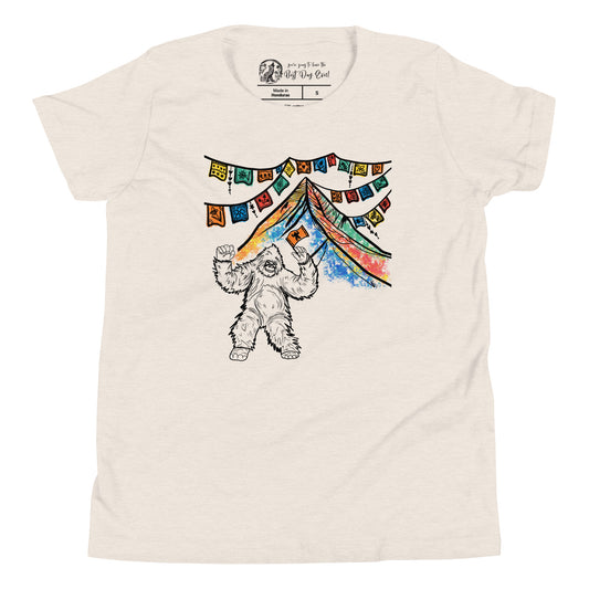 Dancing Yeti youth bella + canvas t-shirt