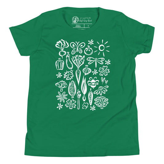 Seeds of Possibility White Artwork youth bella + canvas t-shirt